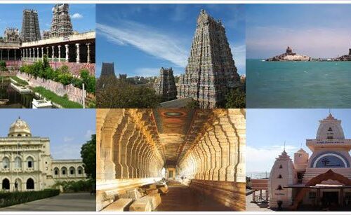 Hyderabad Srisailam Tirupati Madurai Rameshwaram Kanyakumari Trivandrum Tour Package 7N-8D